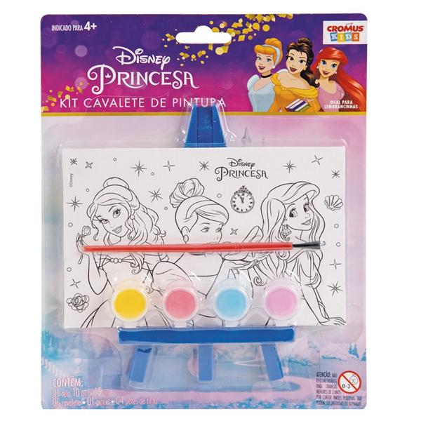 Kit Pintura Infantil Princesas Disney, Cromus - PT 1 UN