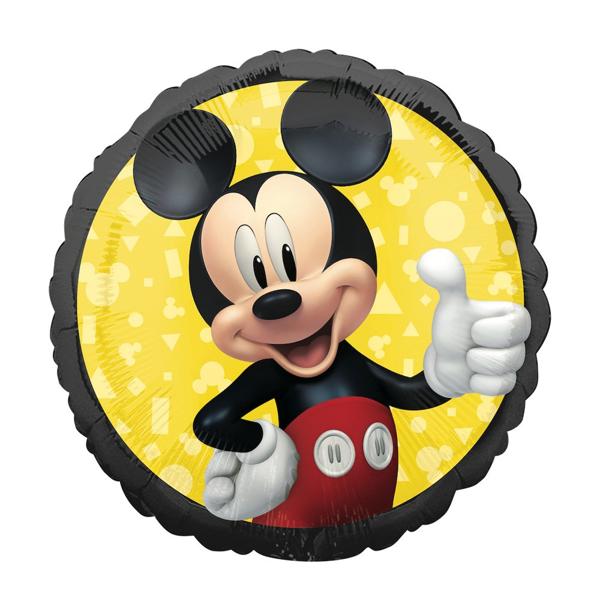 Balões de Aniversário, Mickey Disney Clássico, Metalizado, 17", Cromus - PT 1 UN