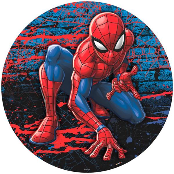 Painel Decorativo para Festa Infantil Homem-Aranha, Redondo, Piffer - PT 1 UN