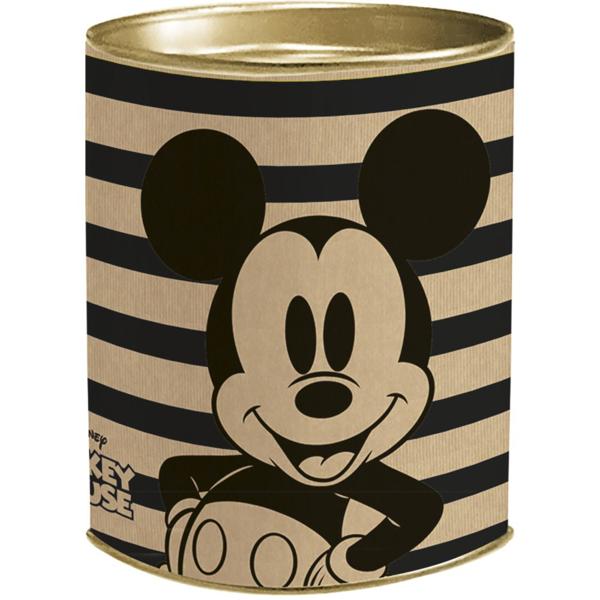 Lata para Lembrancinha Infantil, Mickey Mouse, em Kraft, Cromus - 1 UN