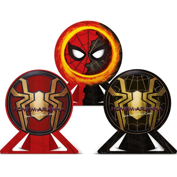 Decoração de Mesa Infantil Homem-Aranha 3, Regina Festas - PT 6 UN