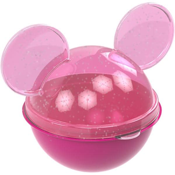 Porta Mix Infantil Minnie Mouse, Pequeno, Rosa, Plasutil - PT 6 UN