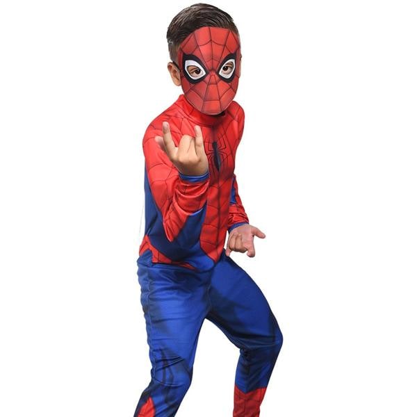 Fantasia Homem Aranha Spiderman Marvel Clássica Infantil, Marvel, Tamanho P, Novabrink - PT 1 UN