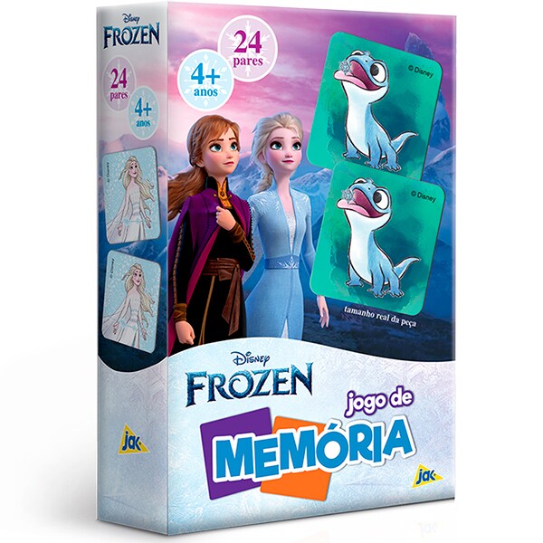 Jogo da Memória Frozen, Toyster - CX 1 UN