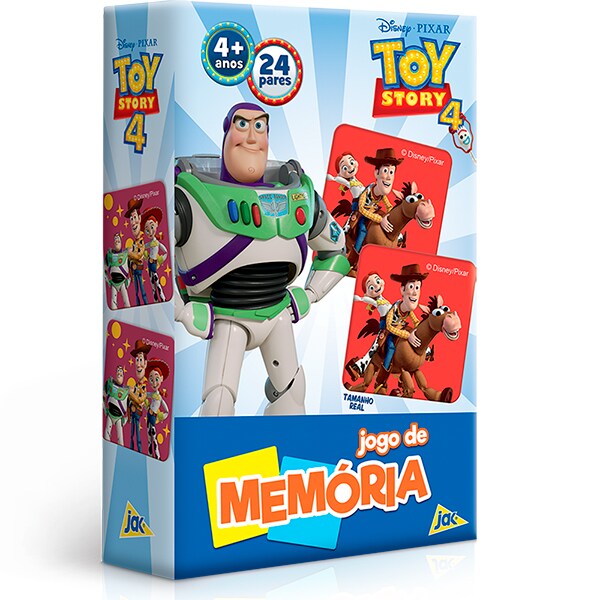 Jogo da Memória Toy Story 4, Toyster - CX 1 UN