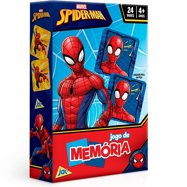 Jogo da Memória Homem-Aranha, Toyster - CX 1 UN