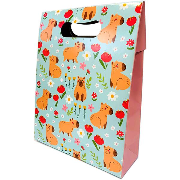 Caixa trapézio duplex, 23x8x29cm, 250g, Capivara, Kawagraf - PT 1 UN