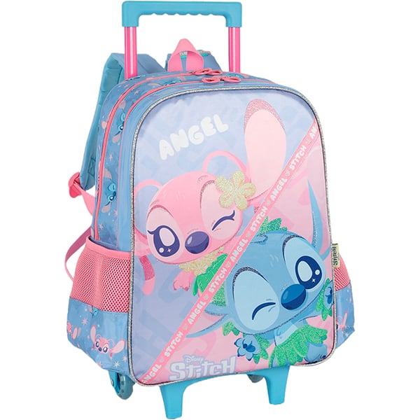 Mochila escolar em poliéster com rodas Stitch, Disney, Roxa, IC42392SC2800U, Luxcel - PT 1 UN Mochila escolar em poliéster com rodas Stitch, Disney, Roxa, IC42392SC2800U, Luxcel - PT 1 UN