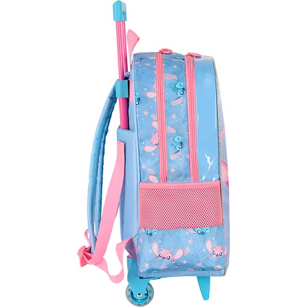 Mochila escolar em poliéster com rodas Stitch, Disney, Roxa, IC42392SC2800U, Luxcel - PT 1 UN Mochila escolar em poliéster com rodas Stitch, Disney, Roxa, IC42392SC2800U, Luxcel - PT 1 UN