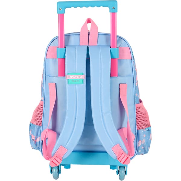 Mochila escolar em poliéster com rodas Stitch, Disney, Roxa, IC42392SC2800U, Luxcel - PT 1 UN Mochila escolar em poliéster com rodas Stitch, Disney, Roxa, IC42392SC2800U, Luxcel - PT 1 UN
