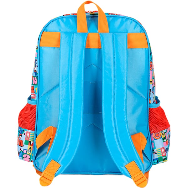 Mochila escolar em poliéster, Stitch, Luxcel - PT 1 UN