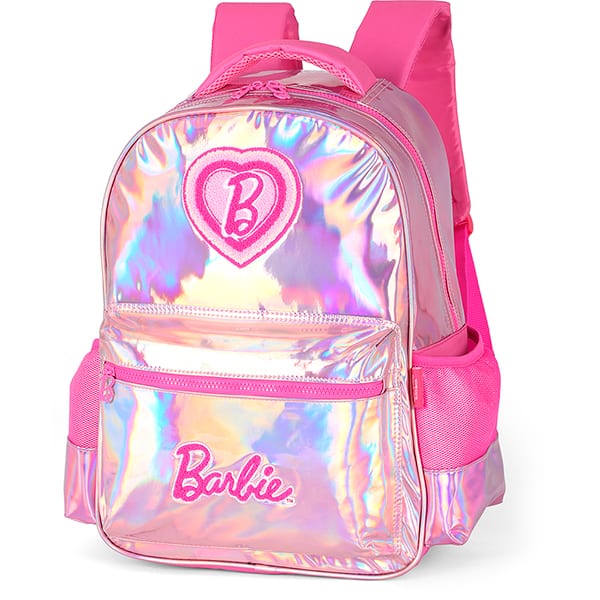 Mochila escolar em poliéster, Barbie, Rosa, IS42721BB0200U, Luxcel - PT 1 UN Mochila escolar em poliéster, Barbie, Rosa, IS42721BB0200U, Luxcel - PT 1 UN
