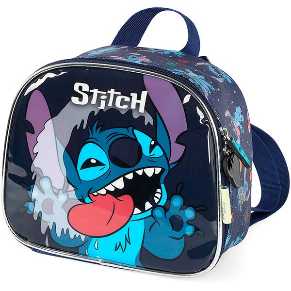 Lancheira escolar Stitch, Disney, Azul, LA42373SC0200U, Luxcel - PT 1 UN Lancheira escolar Stitch, Disney, Azul, LA42373SC0200U, Luxcel - PT 1 UN