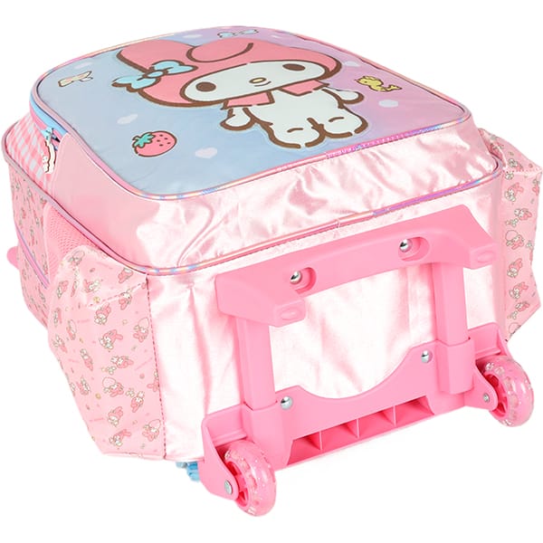 Mochila escolar com rodas, Amigos da Hello Kitty, My Melody, Rosa, IC42442SR0300U, Luxcel - PT 1 UN Mochila escolar com rodas, Amigos da Hello Kitty, My Melody, Rosa, IC42442SR0300U, Luxcel - PT 1 UN