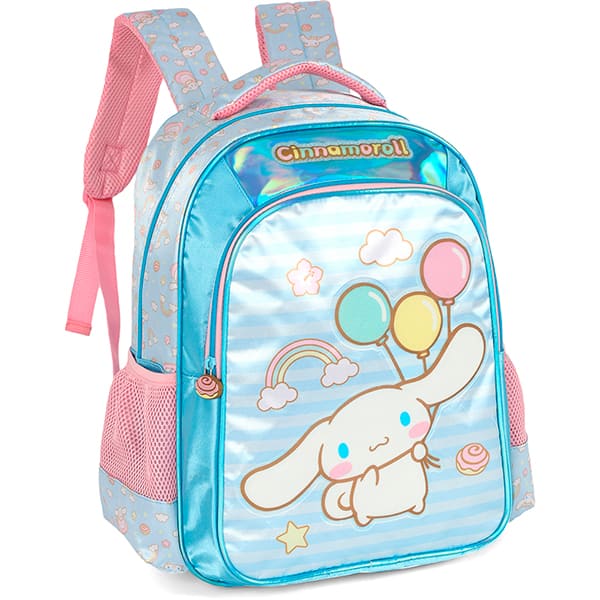Mochila em poliéster Amigos da Hello Kitty, Cinnamoroll, Azul, IS42441SR0200U, Luxcel - PT 1 UN Mochila em poliéster Amigos da Hello Kitty, Cinnamoroll, Azul, IS42441SR0200U, Luxcel - PT 1 UN