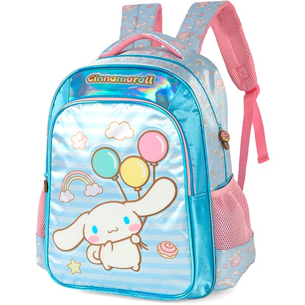 Mochila em poliéster Amigos da Hello Kitty, Cinnamoroll, Azul, IS42441SR0200U, Luxcel - PT 1 UN Mochila em poliéster Amigos da Hello Kitty, Cinnamoroll, Azul, IS42441SR0200U, Luxcel - PT 1 UN