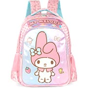 Mochila escolar em poliéster, Amigos da Hello Kitty, My Melody, Rosa, IS42441SR0300U, Luxcel - PT 1 UN Mochila escolar em poliéster, Amigos da Hello Kitty, My Melody, Rosa, IS42441SR0300U, Luxcel - PT 1 UN