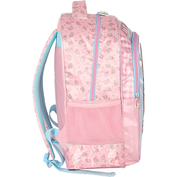 Mochila escolar em poliéster, Amigos da Hello Kitty, My Melody, Rosa, IS42441SR0300U, Luxcel - PT 1 UN Mochila escolar em poliéster, Amigos da Hello Kitty, My Melody, Rosa, IS42441SR0300U, Luxcel - PT 1 UN