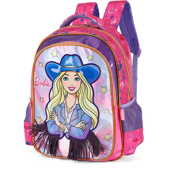 Mochila escolar em Poliéster, Barbie, Luxcel PT 1 UN Mochila escolar em Poliéster, Barbie, Luxcel PT 1 UN