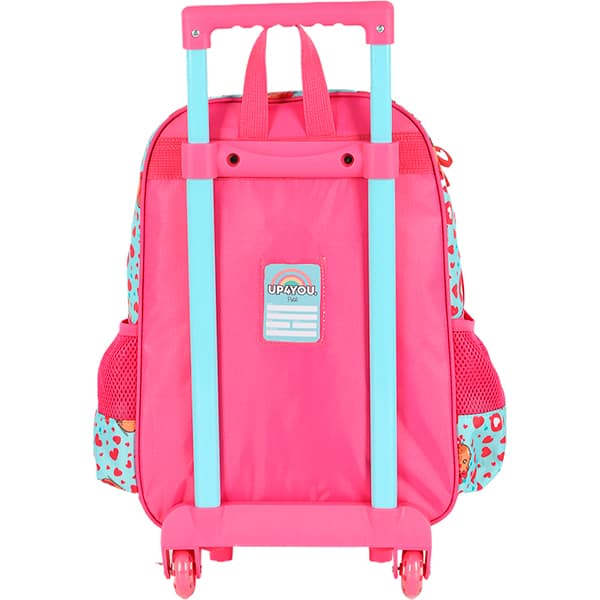 Mochila escolar com rodas, Up4you Capivara, Rosa, IC42112UP0310U, Luxcel - PT 1 UN Mochila escolar com rodas, Up4you Capivara, Rosa, IC42112UP0310U, Luxcel - PT 1 UN