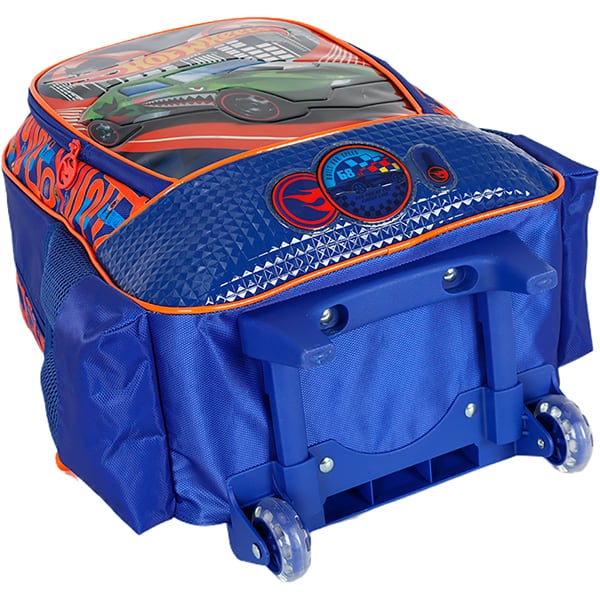 Mochila poli. c/ rodas Hot Wheels azul IC42612HW0 Luxcel PT 1 UN Mochila poli. c/ rodas Hot Wheels azul IC42612HW0 Luxcel PT 1 UN
