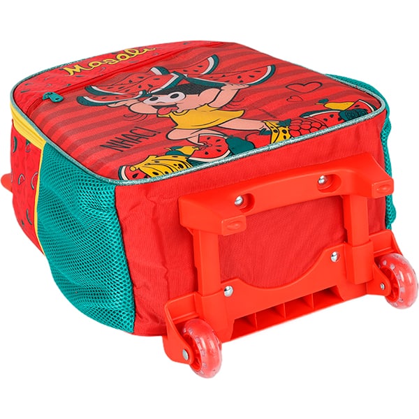 Mochila escolar com rodas, Turma da Mônica, Magali, IC42482MN0400U, Luxcel - PT 1 UN Mochila escolar com rodas, Turma da Mônica, Magali, IC42482MN0400U, Luxcel - PT 1 UN