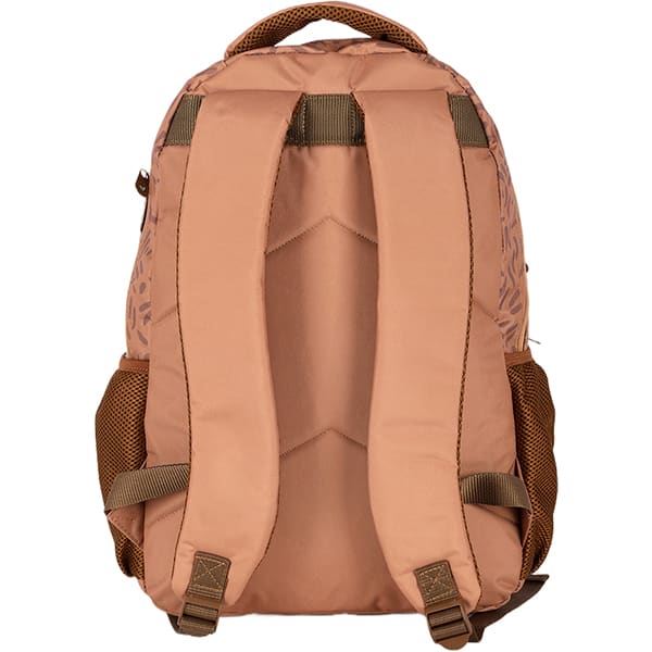 Mochila escolar em poliéster Up4you Capivara, Marrom, Luxcel - PT 1 UN