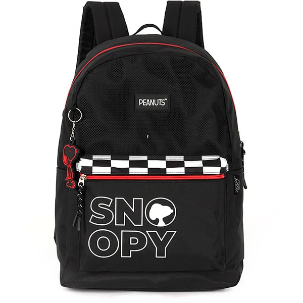 Mochila escolar em poliéster, Snoopy, Preto, MS49721SN0600U, Luxcel - PT 1 UN Mochila escolar em poliéster, Snoopy, Preto, MS49721SN0600U, Luxcel - PT 1 UN