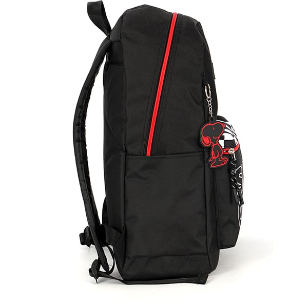 Mochila escolar em poliéster, Snoopy, Preto, MS49721SN0600U, Luxcel - PT 1 UN Mochila escolar em poliéster, Snoopy, Preto, MS49721SN0600U, Luxcel - PT 1 UN