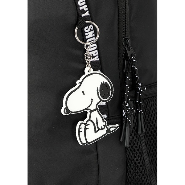 Mochila escolar em poliéster Snoopy, Woodstock, Preto com amarelo, MS49722SN0700U, Luxcel - PT 1 UN Mochila escolar em poliéster Snoopy, Woodstock, Preto com amarelo, MS49722SN0700U, Luxcel - PT 1 UN