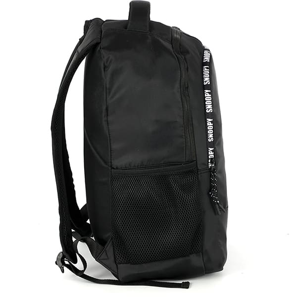 Mochila escolar em poliéster Snoopy, Woodstock, Preto com amarelo, MS49722SN0700U, Luxcel - PT 1 UN Mochila escolar em poliéster Snoopy, Woodstock, Preto com amarelo, MS49722SN0700U, Luxcel - PT 1 UN