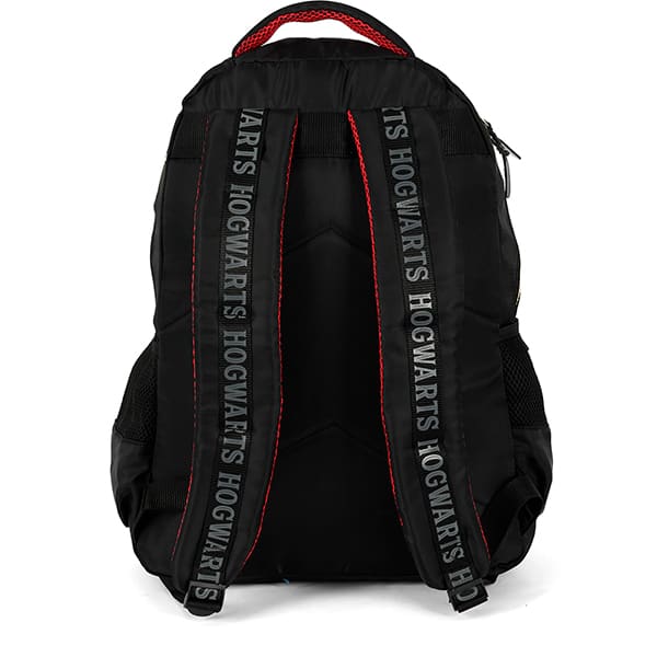 Mochila escolar em poliéster Harry Potter, Hogwarts, Preta, MJ49761HP0600U, Luxcel - PT 1 UN