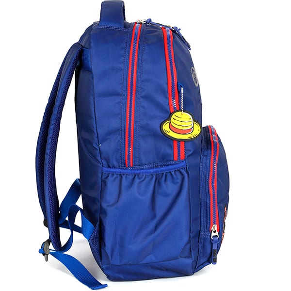 Mochila escolar em poliéster One Piece, Azul, MS49803OP0200U, Luxcel - PT 1 UN