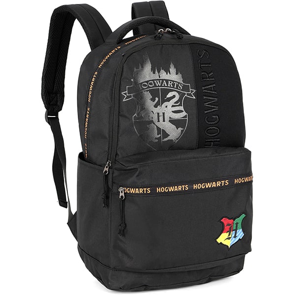 Mochila escolar em poliéster, Harry Potter, Preto, MS49732HP0600U, Luxcel - PT 1 UN Mochila escolar em poliéster, Harry Potter, Preto, MS49732HP0600U, Luxcel - PT 1 UN
