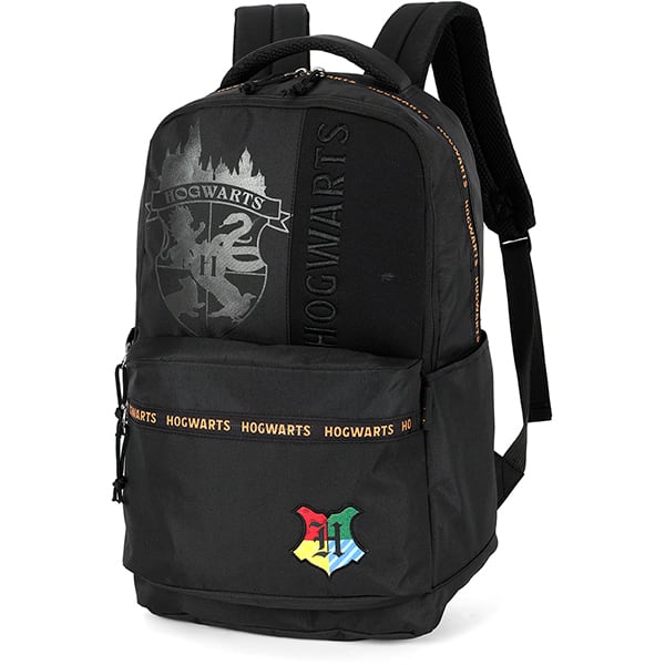 Mochila escolar em poliéster, Harry Potter, Preto, MS49732HP0600U, Luxcel - PT 1 UN Mochila escolar em poliéster, Harry Potter, Preto, MS49732HP0600U, Luxcel - PT 1 UN