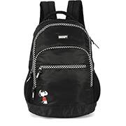 Mochila escolar em poliéster, Snoopy, Preto, MS49724SN0600U, Luxcel - PT 1 UN Mochila escolar em poliéster, Snoopy, Preto, MS49724SN0600U, Luxcel - PT 1 UN