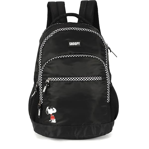 Mochila escolar em poliéster, Snoopy, Preto, MS49724SN0600U, Luxcel - PT 1 UN Mochila escolar em poliéster, Snoopy, Preto, MS49724SN0600U, Luxcel - PT 1 UN
