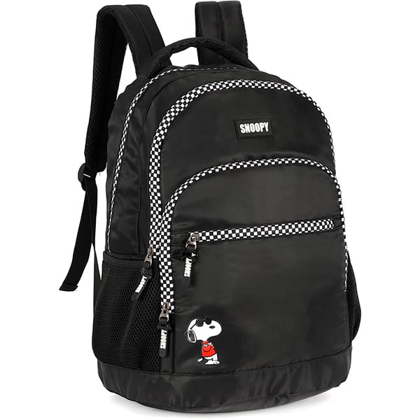 Mochila escolar em poliéster, Snoopy, Preto, MS49724SN0600U, Luxcel - PT 1 UN Mochila escolar em poliéster, Snoopy, Preto, MS49724SN0600U, Luxcel - PT 1 UN