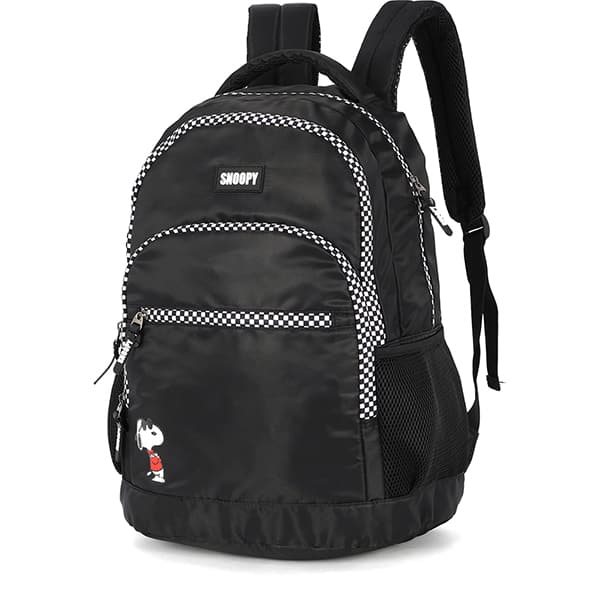 Mochila escolar em poliéster, Snoopy, Preto, MS49724SN0600U, Luxcel - PT 1 UN Mochila escolar em poliéster, Snoopy, Preto, MS49724SN0600U, Luxcel - PT 1 UN
