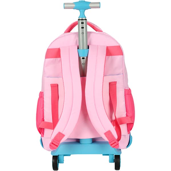 Mochila escolar com rodas, Amigos da Hello Kitty, My Melody, Rosa, MC49694SR0300U, Luxcel - PT 1 UN Mochila escolar com rodas, Amigos da Hello Kitty, My Melody, Rosa, MC49694SR0300U, Luxcel - PT 1 UN