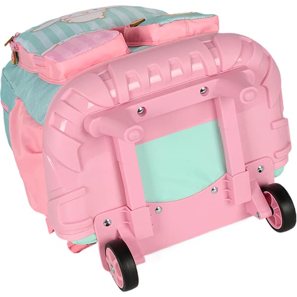 Mochila escolar com rodas, Amigos da Hello Kitty, Cinnamoroll, Verde, MC49694SR0100U, Luxcel - PT 1 UN Mochila escolar com rodas, Amigos da Hello Kitty, Cinnamoroll, Verde, MC49694SR0100U, Luxcel - PT 1 UN