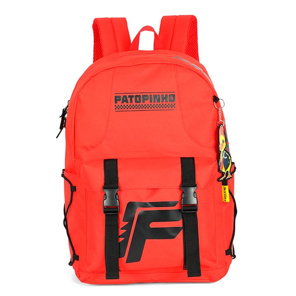 Mochila escolar poliéster, Free Fire, Vermelho, MS49782FF0, Luxcel PT 1 UN Mochila escolar poliéster, Free Fire, Vermelho, MS49782FF0, Luxcel PT 1 UN