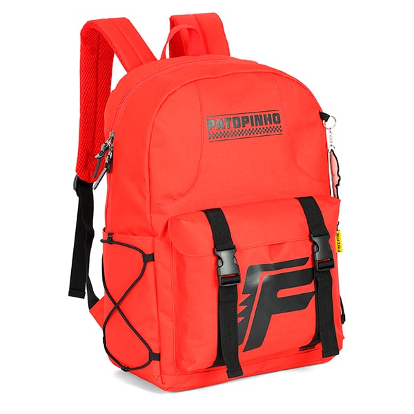 Mochila escolar poliéster, Free Fire, Vermelho, MS49782FF0, Luxcel PT 1 UN Mochila escolar poliéster, Free Fire, Vermelho, MS49782FF0, Luxcel PT 1 UN