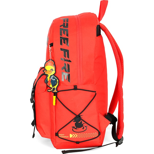 Mochila escolar poliéster, Free Fire, Vermelho, MS49782FF0, Luxcel PT 1 UN Mochila escolar poliéster, Free Fire, Vermelho, MS49782FF0, Luxcel PT 1 UN