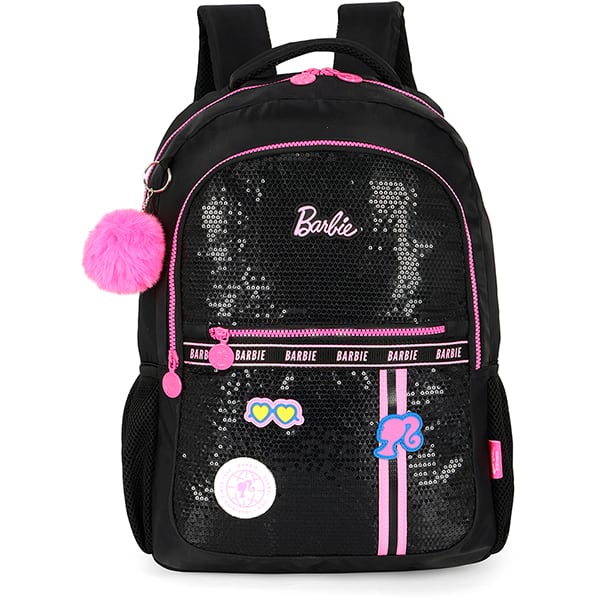 Mochila escolar em poliéster, Barbie, Preto, MS49931BB0, Luxcel - PT 1 UN Mochila escolar em poliéster, Barbie, Preto, MS49931BB0, Luxcel - PT 1 UN