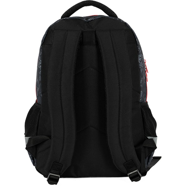 Mochila escolar em poliéster Hot Wheels, Preto, Luxcel - PT 1 UN