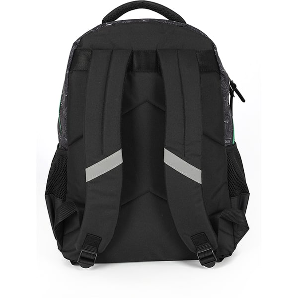 Mochila escolar em poliéster Hot Wheels Skate, Preto com verde, MS50001HW0, Luxcel - PT 1 UN