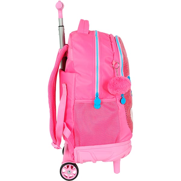 Mochila escolar com rodas, Barbie Pink, MC49932BB0, Luxcel - PT 1 UN Mochila escolar com rodas, Barbie Pink, MC49932BB0, Luxcel - PT 1 UN
