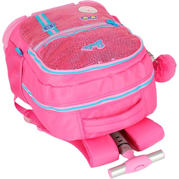 Mochila escolar com rodas, Barbie Pink, MC49932BB0, Luxcel - PT 1 UN Mochila escolar com rodas, Barbie Pink, MC49932BB0, Luxcel - PT 1 UN
