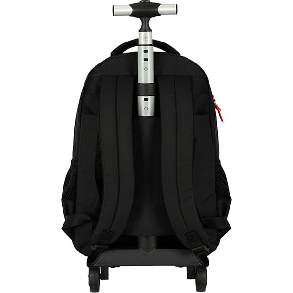 Mochila escolar em poliéster com rodas Hot Wheels Skate, Preta, MC50002HW0, Luxcel - PT 1 UN